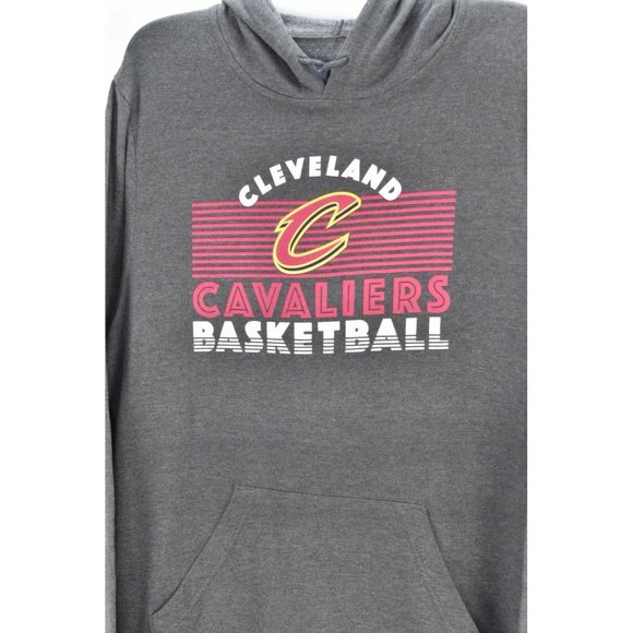 MODERN NBA CLEVELAND CAVALIERS GREY HOODIE | LARGE - Picture 2 of 4